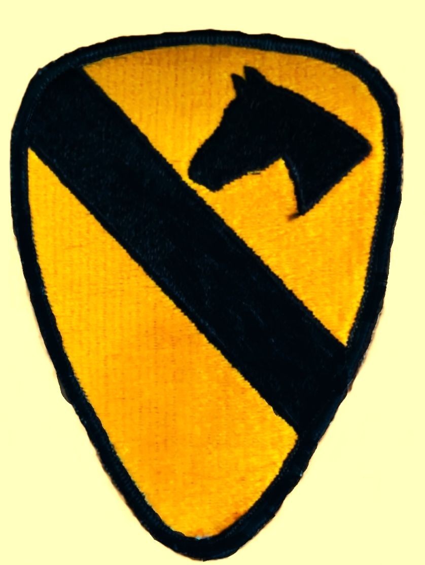 Vintage Sew On US Army 1st Cavalry Division Patch New Old Stock