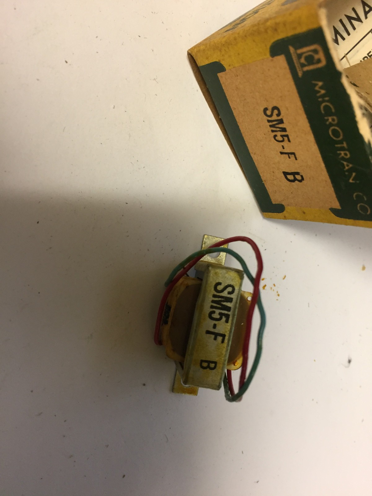 SM5-FB   MICROTRAN SUB  MINI AUDIO  TRANSFORMER  REACTOR 5H@1MA