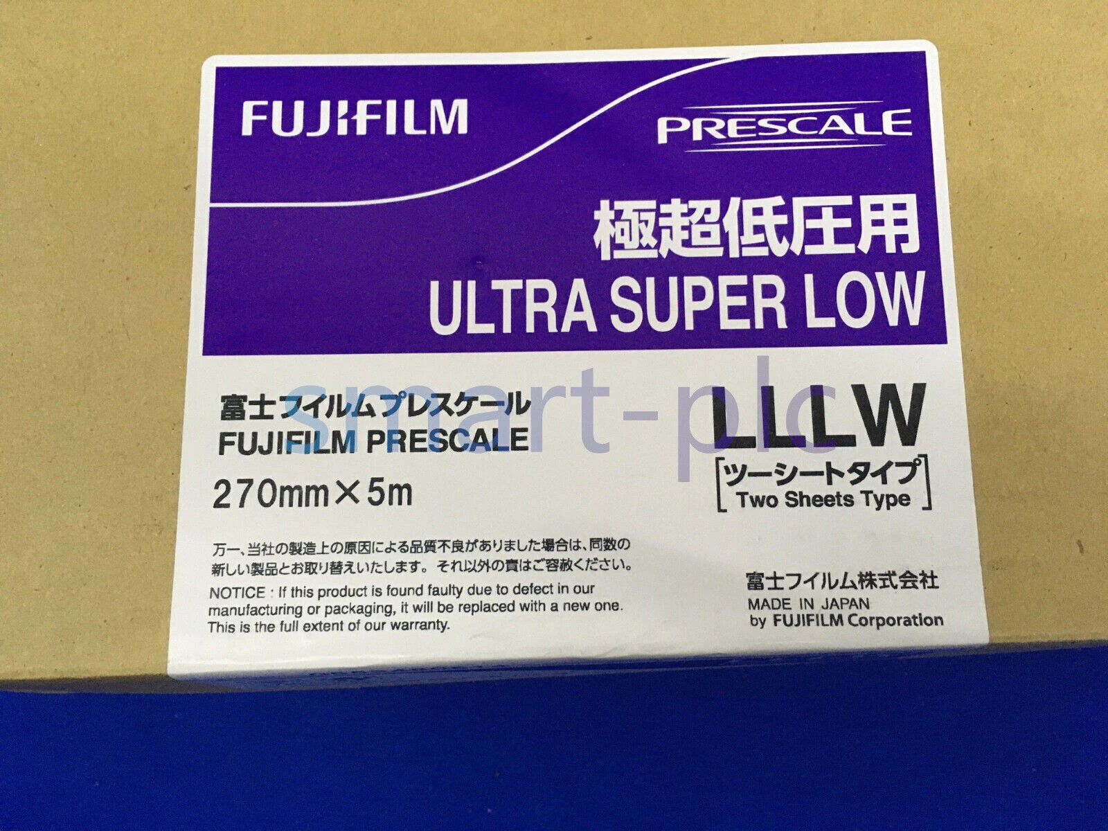 1PC New Fuji LLLW-R270-5M-1 film Prescale Ultra Super Low film LLLWR2705M1