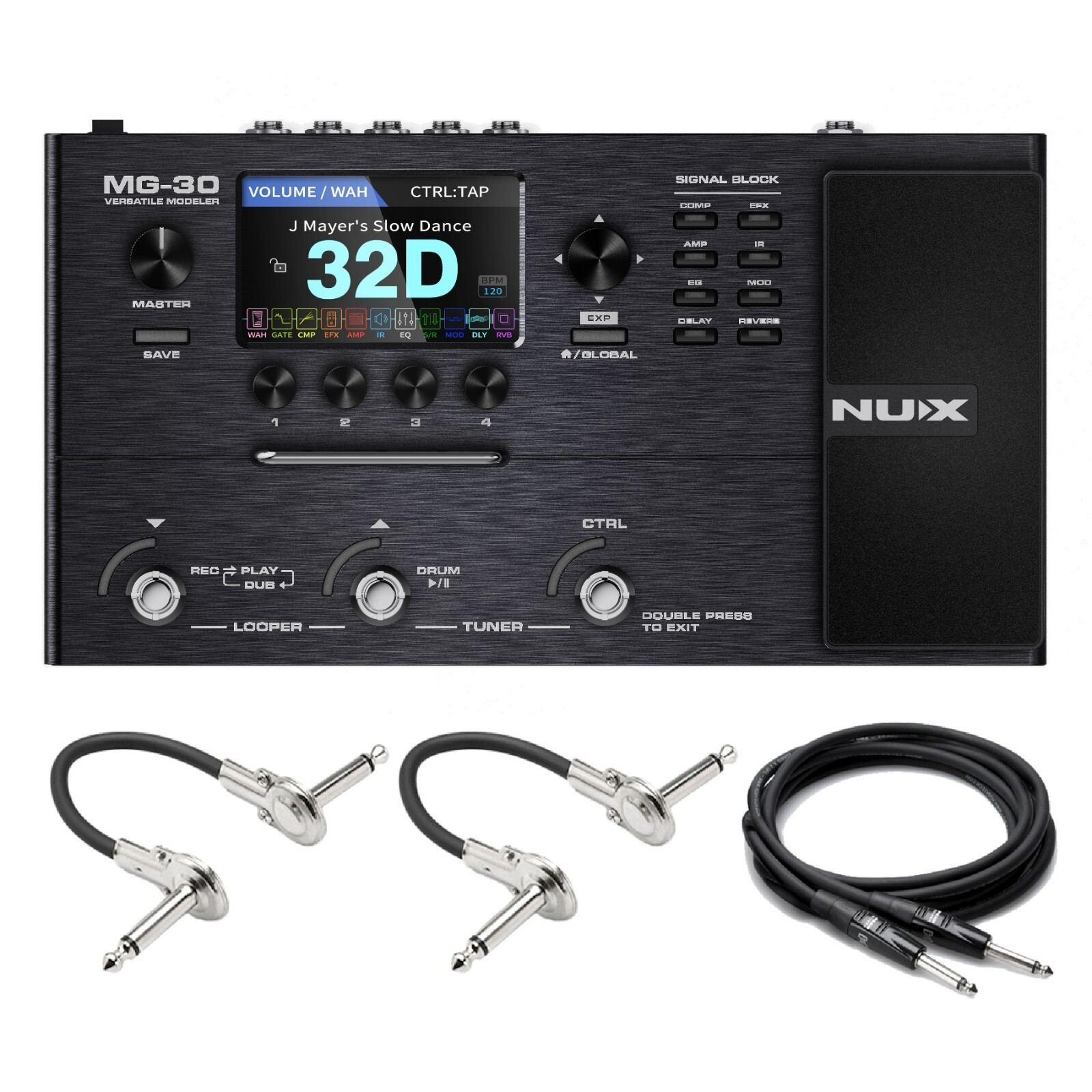 New NUX MG-30 Versatile Modeler Multi Effects Guitar Processor Pedal