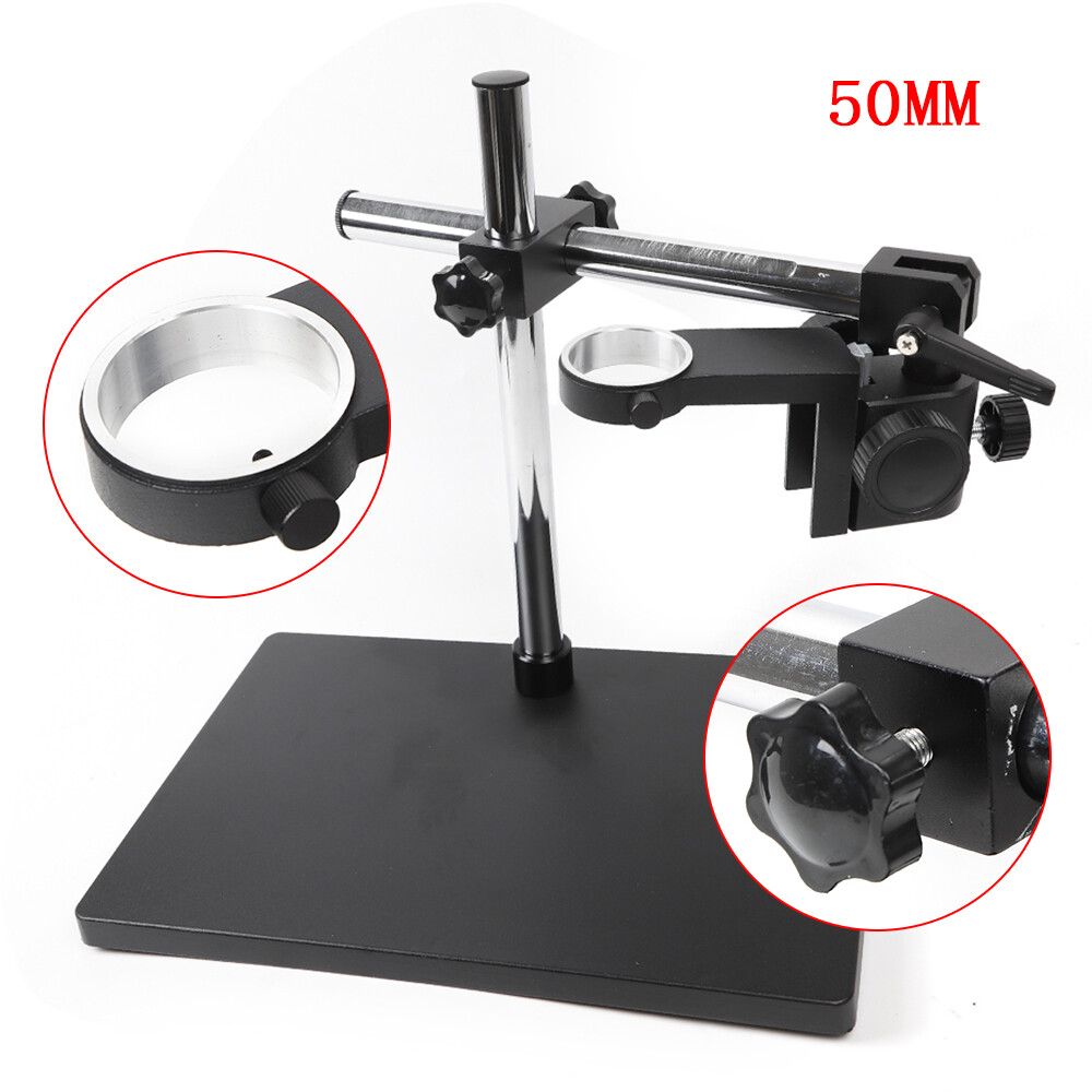 Adjustable Microscope Boom Stand Heavy Duty Large Stereo Arm Table Stand Holder
