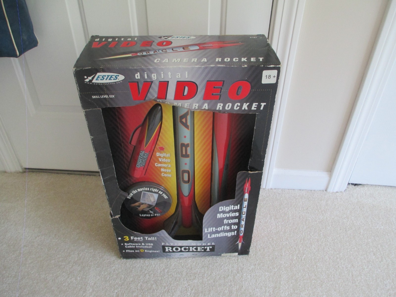 2004 ESTES E2X DIGITAL VIDEO CAMERA ROCKET Model 2187 New In Box
