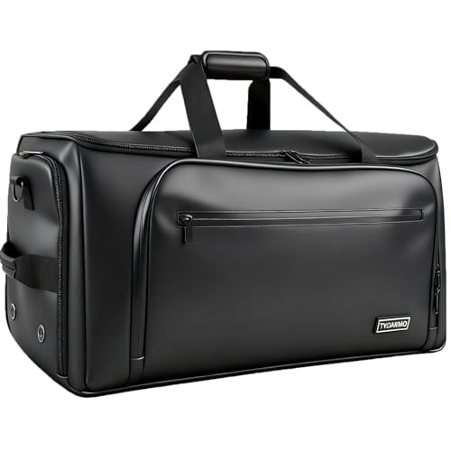 Garment Bags for Travel, Carry On Garment Duffle Bag for Men Women Black