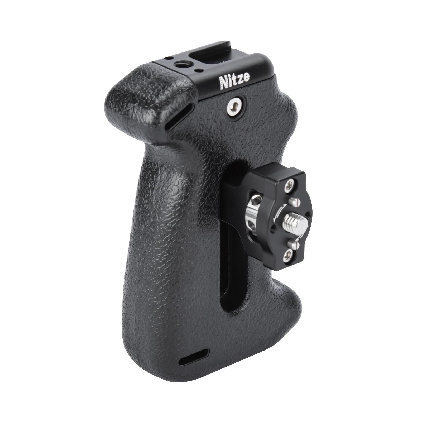 PA22-H4 Side Handle, 1/4-inch Screw, Locating Pins, Cold Shoe, Adjustable Grip