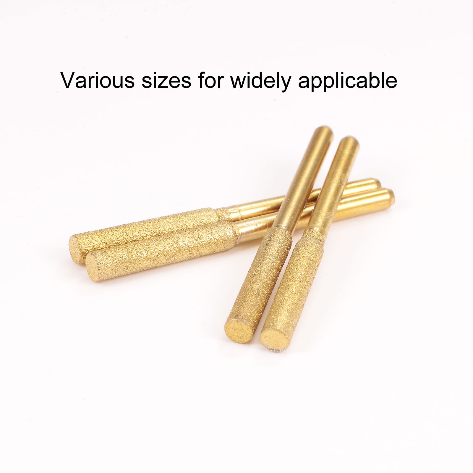 12pcs Diamond Coated Chainsaw Sharpener Bits 3/16" Chain Saw Grinder