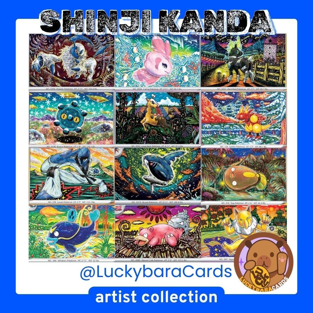 Artist Collection | Shinji Kanda Illustrator Pokemon TCG Common Uncommon Cards
