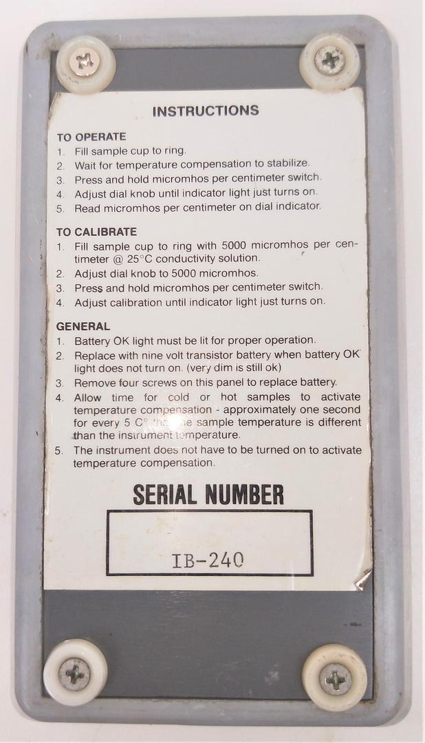 Portable TDS Meter