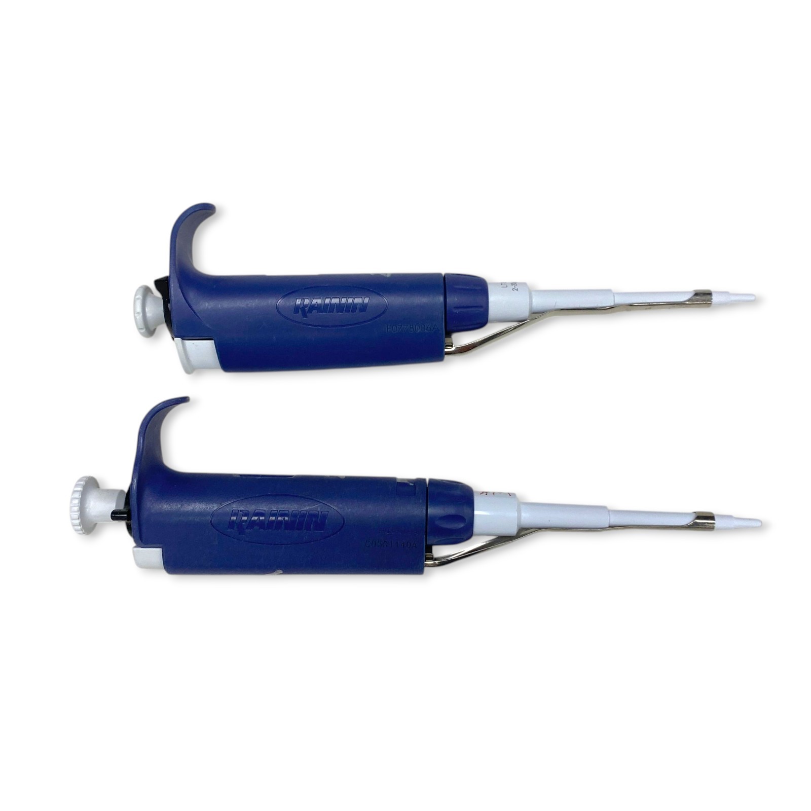 Rainin LTS Pipette Set 0.1-2uL / 2-20uL C0501140A F0778006A Made in USA, 2 Pcs