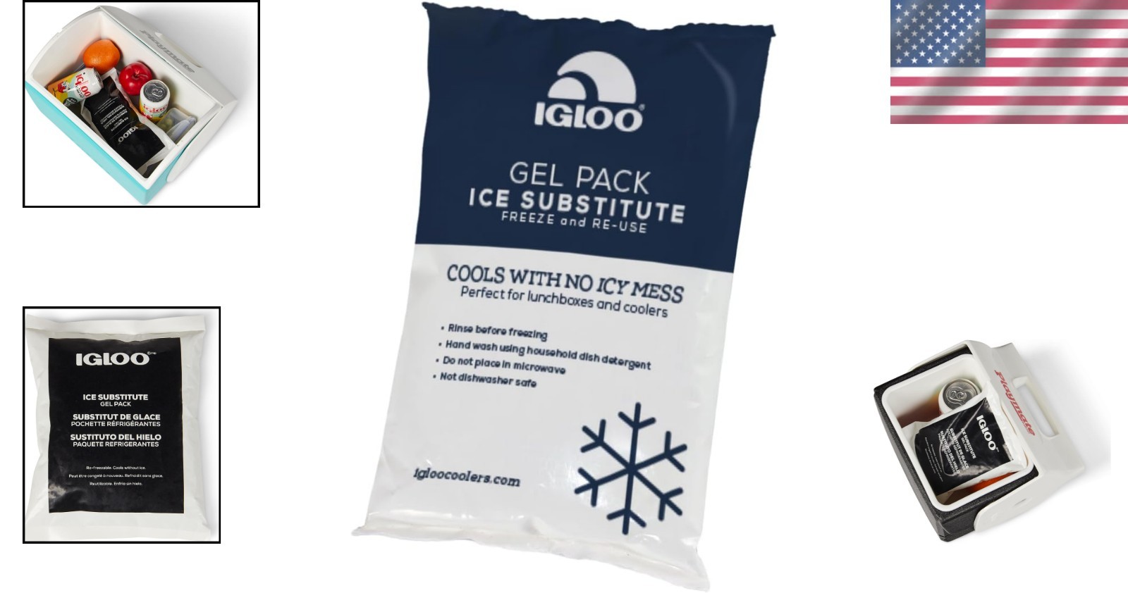 Compact Ice Pack with Ultratherm Gel – Reusable for Extended Freshness