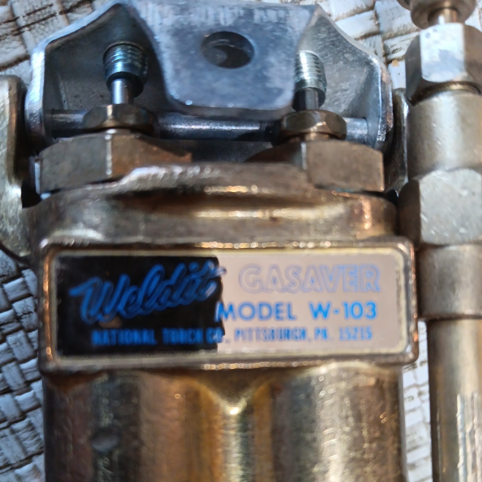 NOS Weldit Gasaver Model W-103 INSTRUCTIONS NO PKG