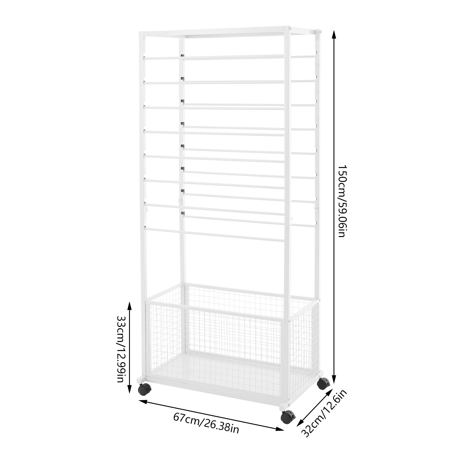 Ribbon Holder Organizer Rack Multifunctional Flower Wrapping Paper Storage Stand