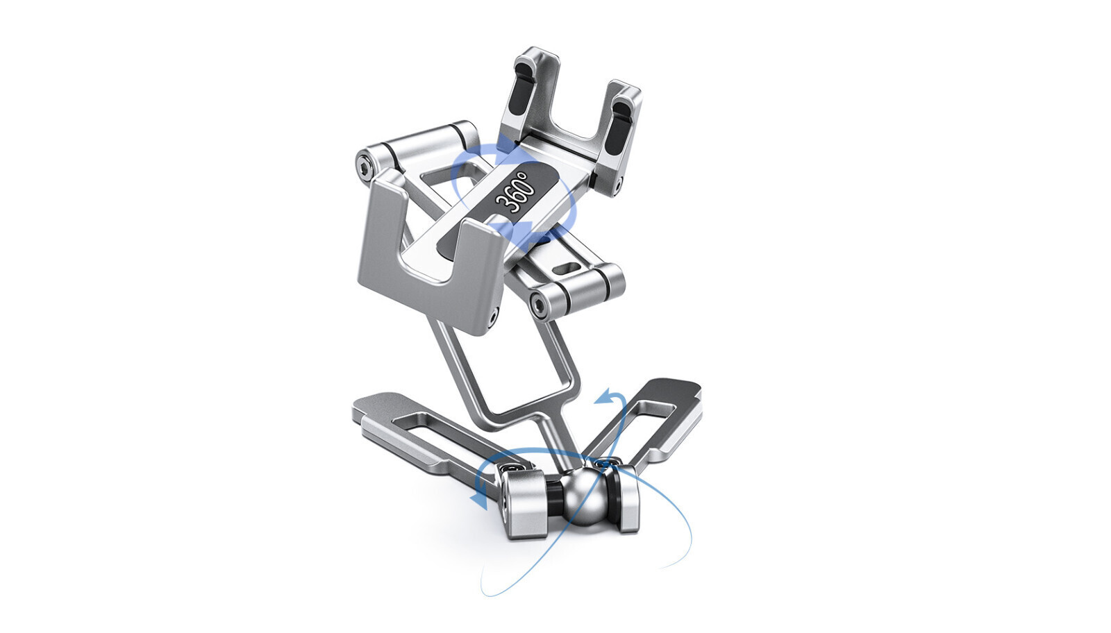 Leofoto PS-4 Foldable Multi-Functional Smartphone Clamp Black