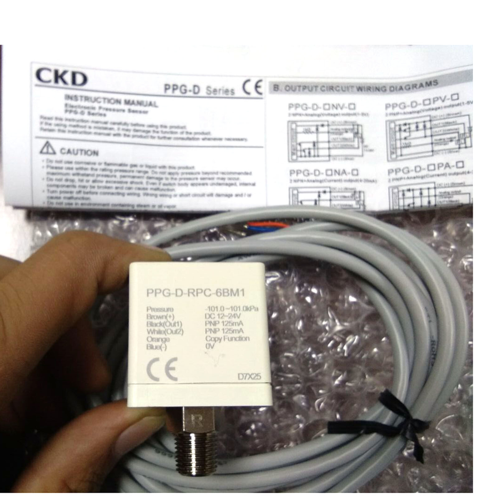 CKD PPG-D-RPC-6BM1/ Digital Display Switch Electronic Pressure New