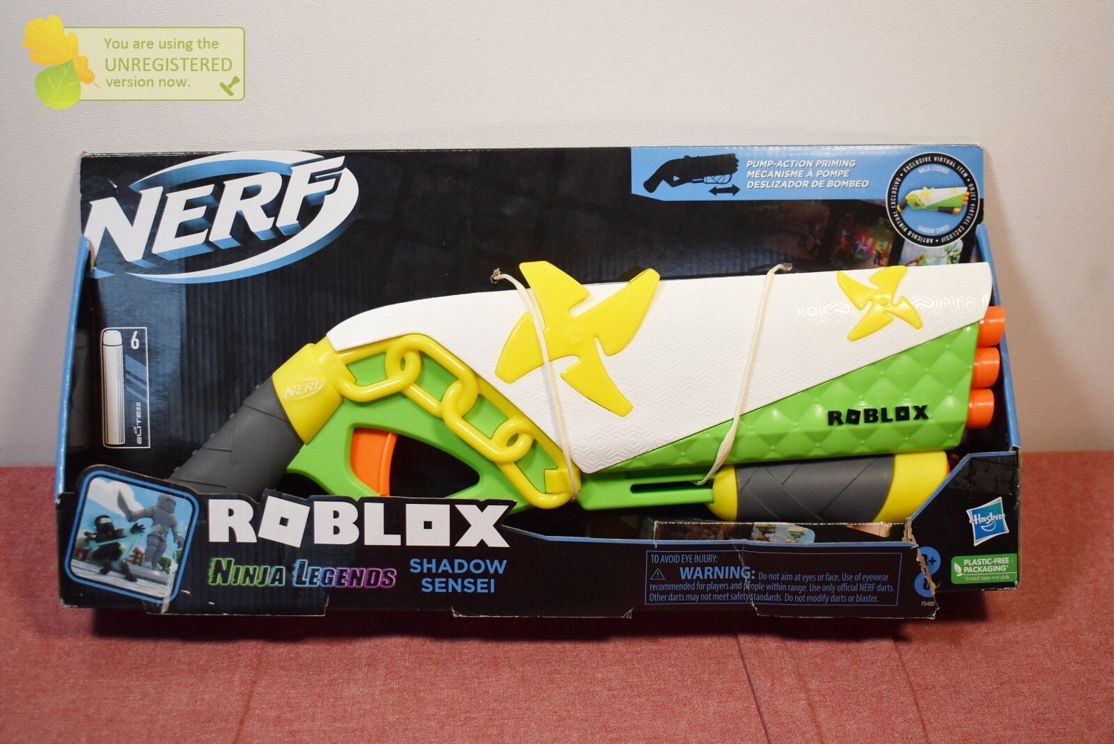 NERF Roblox Ninja Legends- Shadow Sensei Dart Blaster (No DLC)