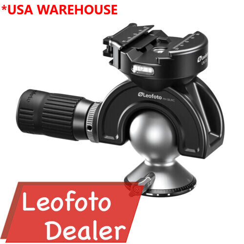 Leofoto MH-50LRC Lever-Release Hybrid Clamp Panning Dynamic Head Arca Pictatinny