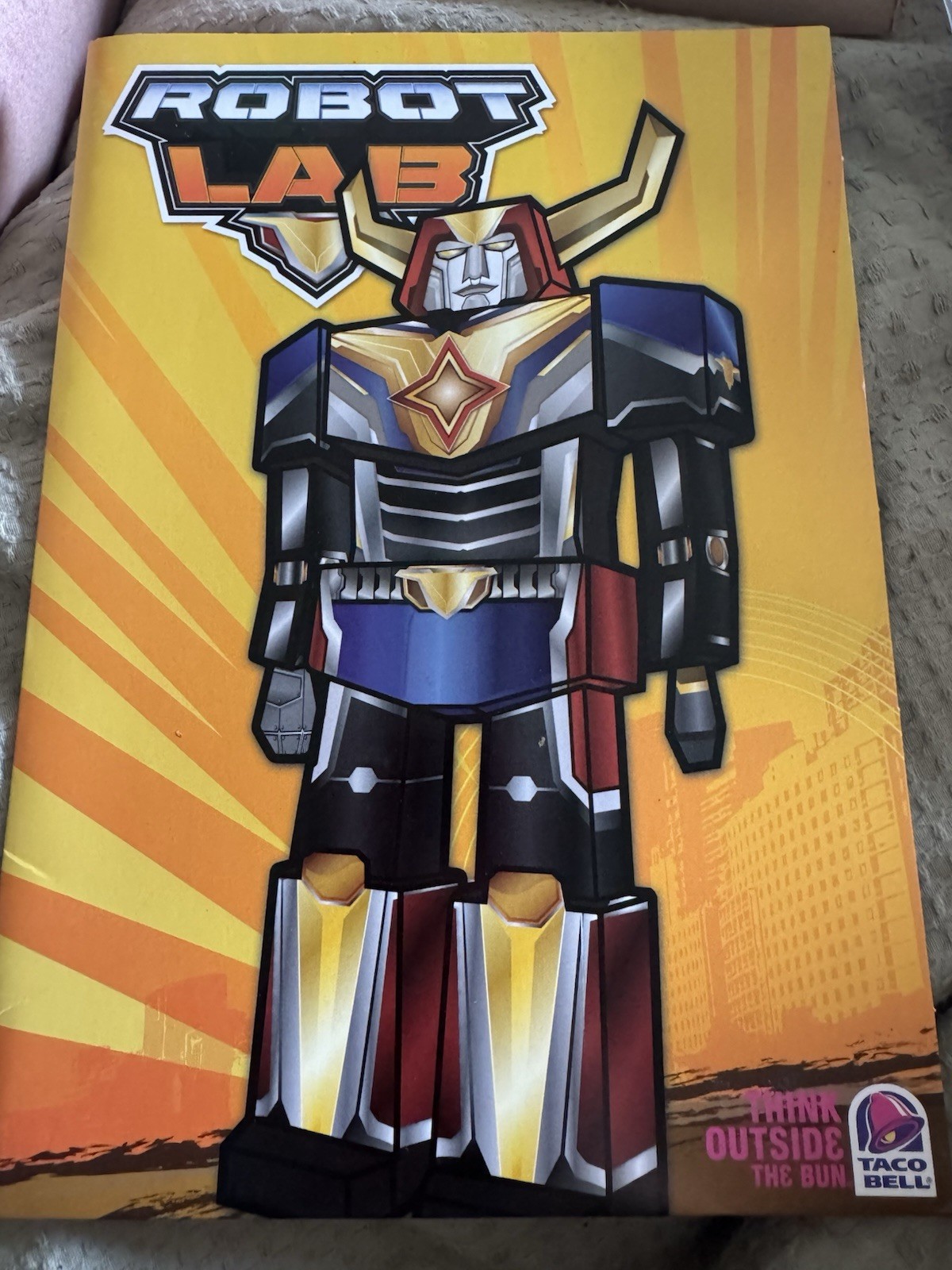 2011 Taco Bell Robot Lab Construction Kit Complete Unused