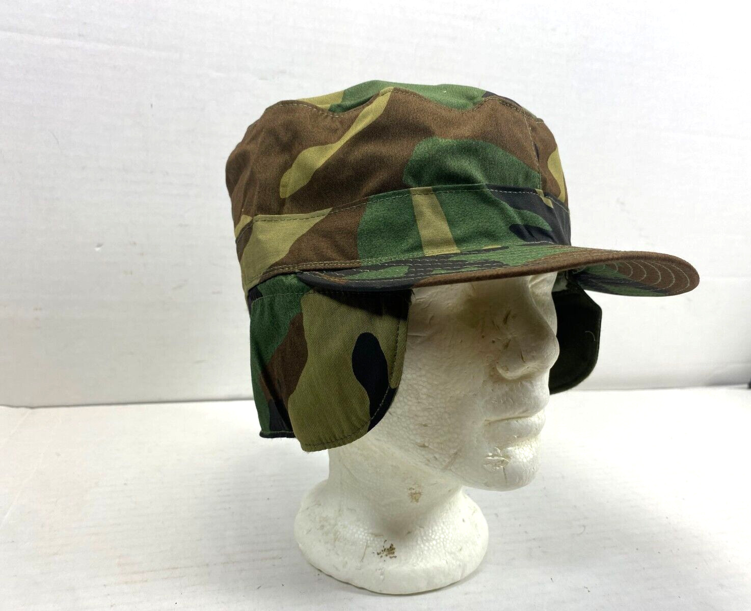 M81 Woodland Patrol Bdu Cap w/Ears, Quarpel 7 1/2 NOS