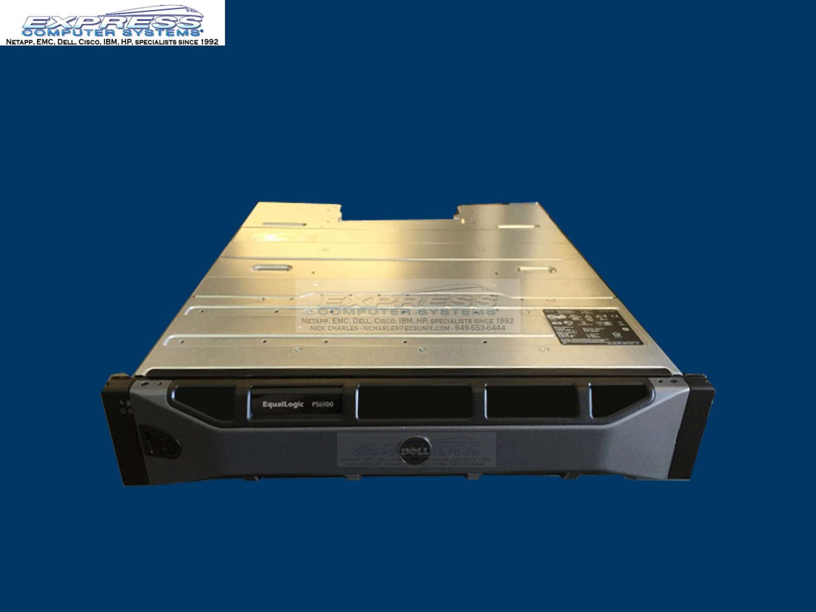 Dell EqualLogic PS6210XS 24x 2.5" SFF iSCSI 10gbe PS6210 2x Type 15 No drives