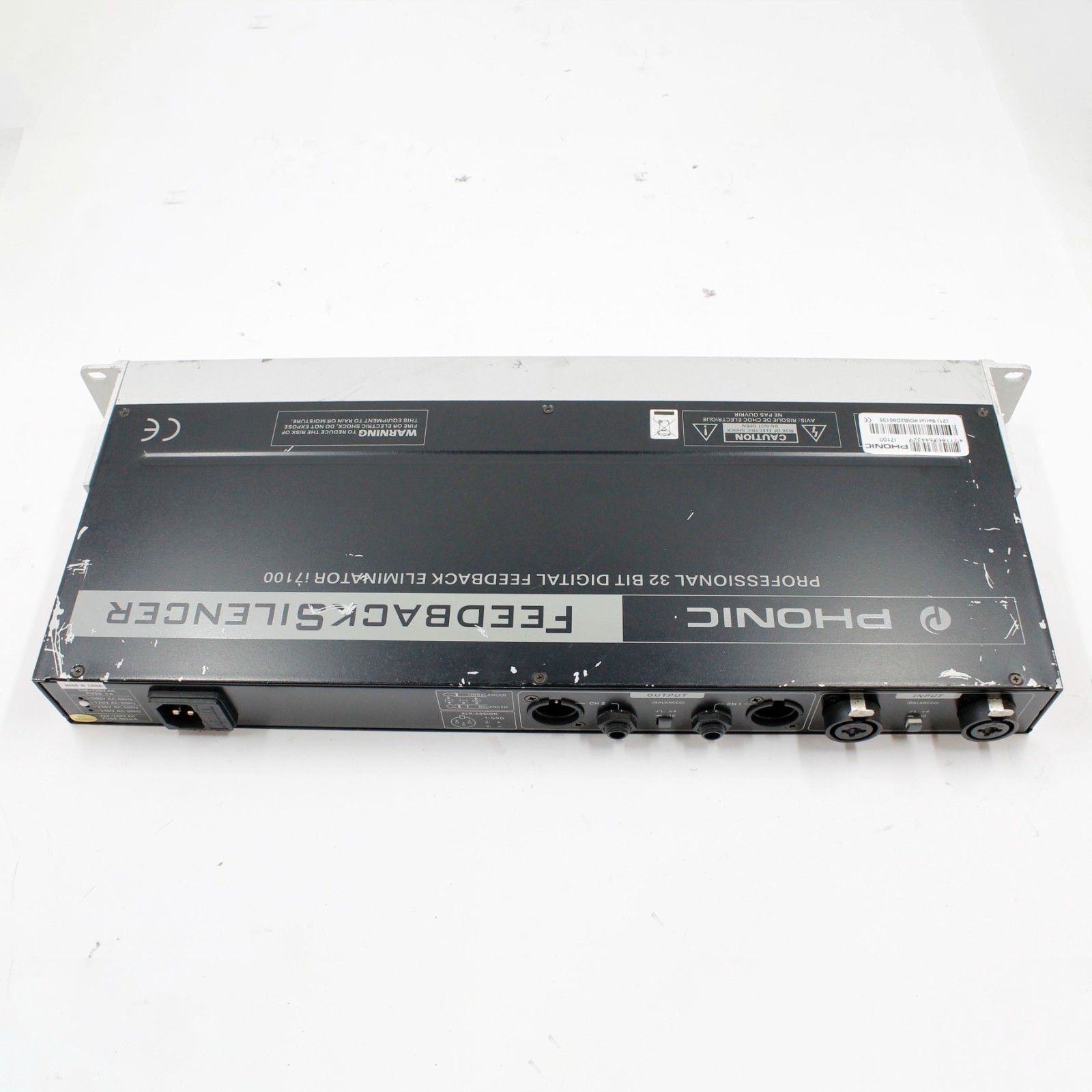 Phonic i7100 FedbackSilencer Professional 32bit Digital Fedback Eliminator