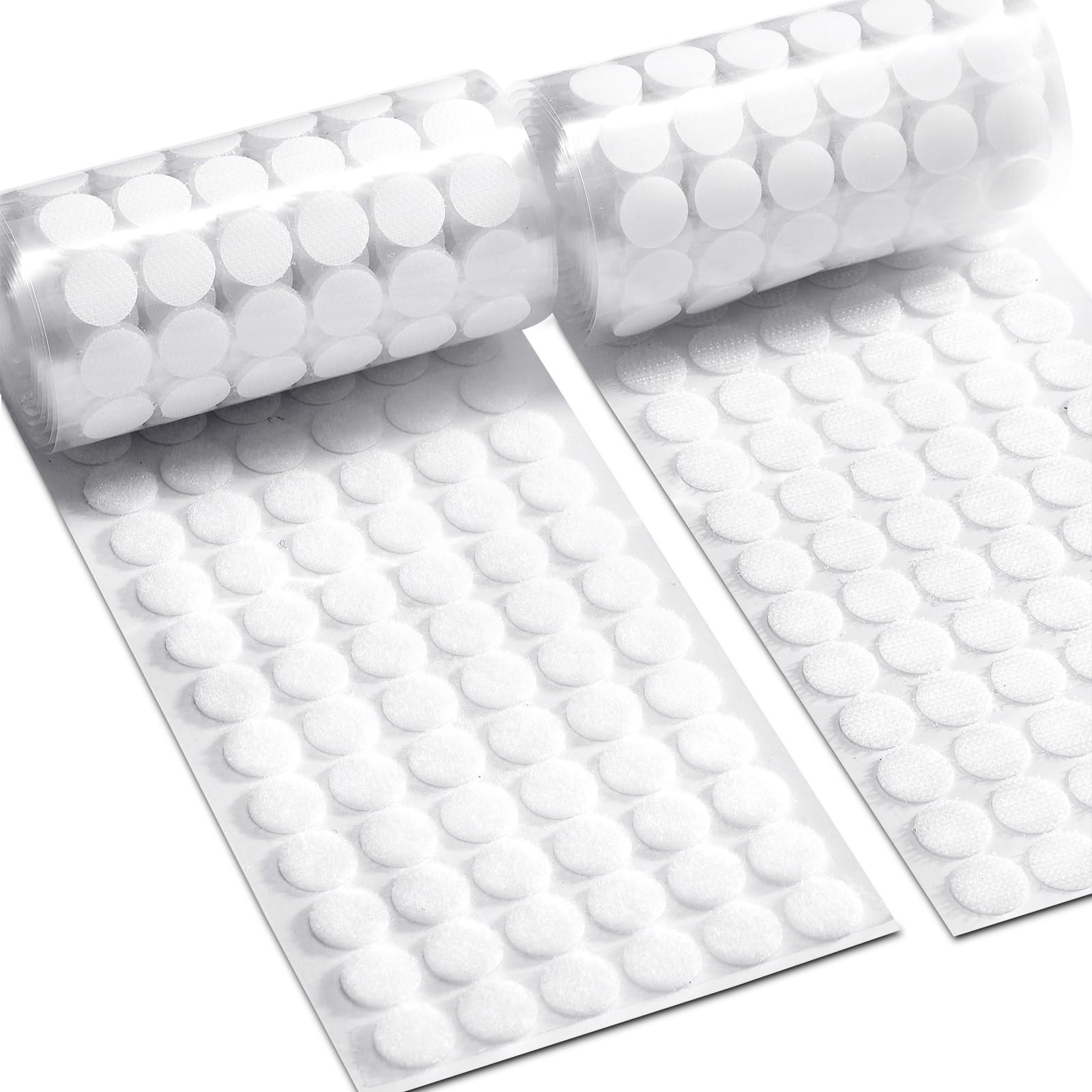 JUMINIZ 1000 Pcs Hook and Loop Fastener Self Adhesive Dots