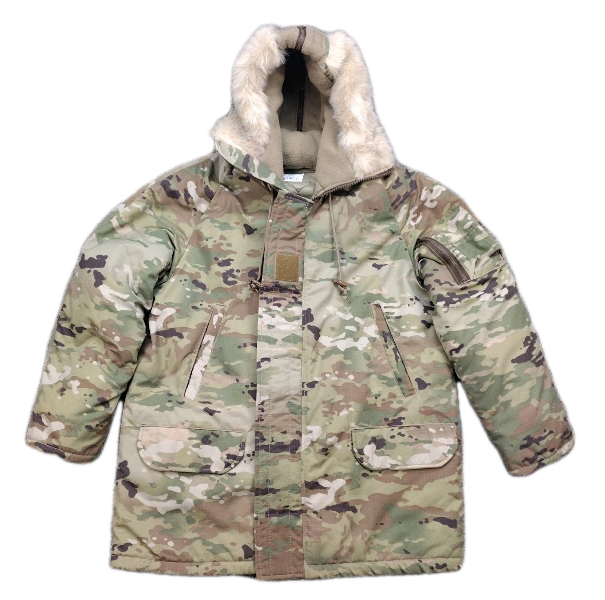 Dakota Outerwear Military Cold Weather OCP Parka Fur-Lined Hood USA Medium