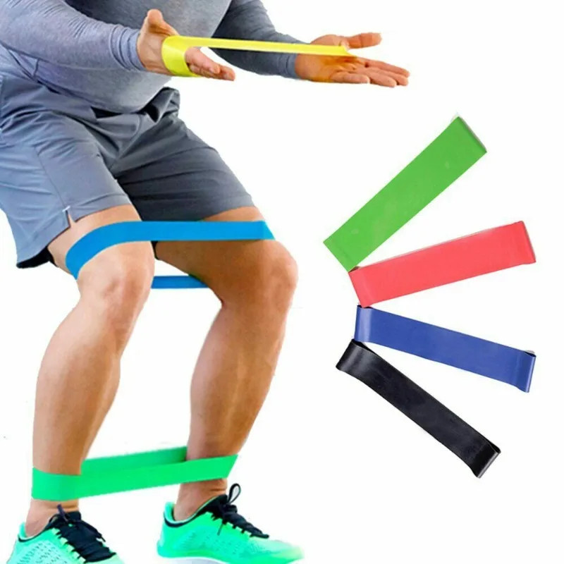Resistance Bands, Set of 5 TPE Elastic Workout Bands Exercise Loop for Working O