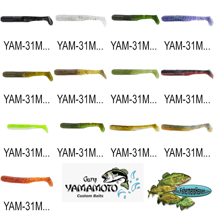 Yamamoto Swim Senko 3.5 Inch FAT Soft Plastic Bait Any Color 31M-07 Fishing Lure