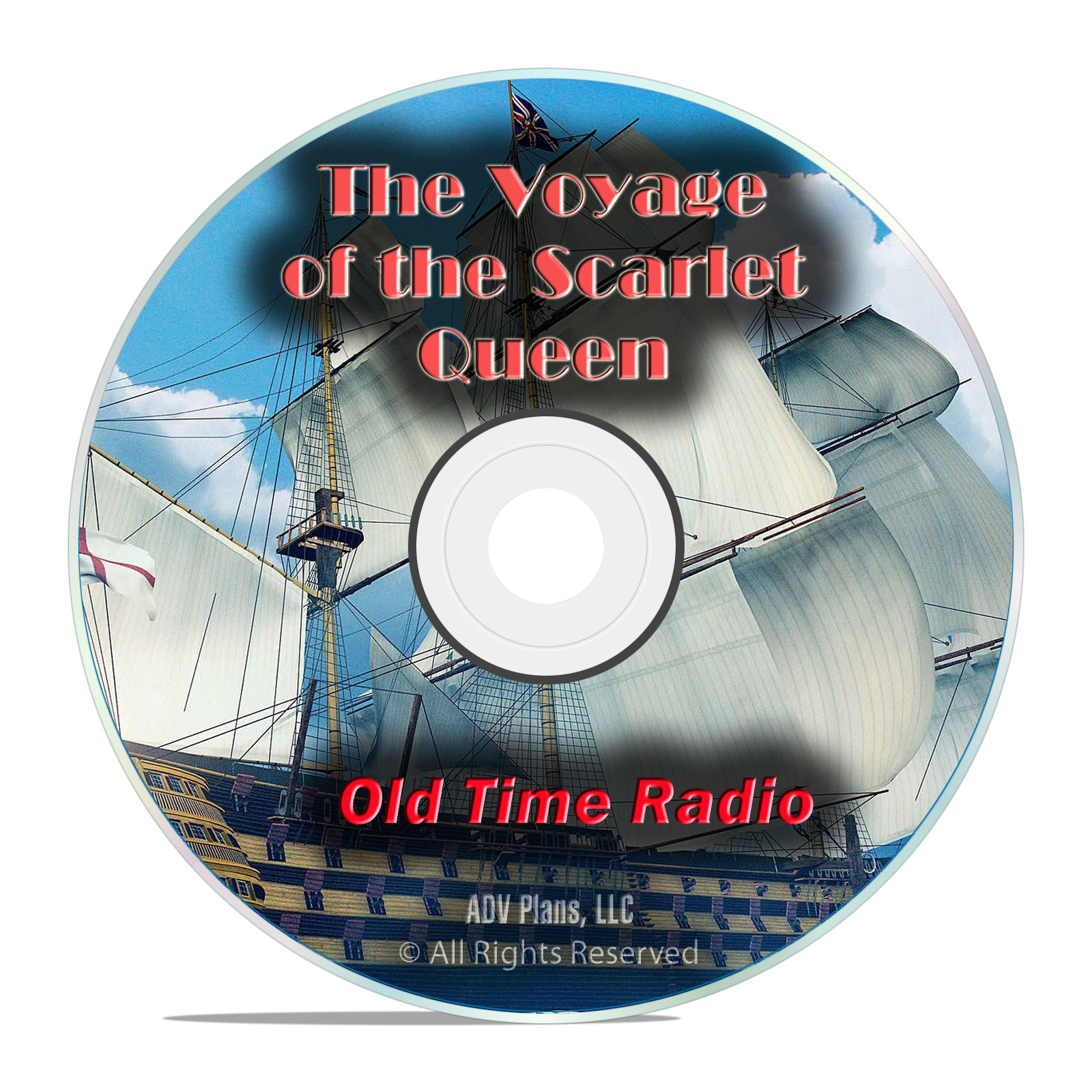 Voyage of the Scarlet Queen, 814 Old Time Radio Show High Seas Adventure DVD G76