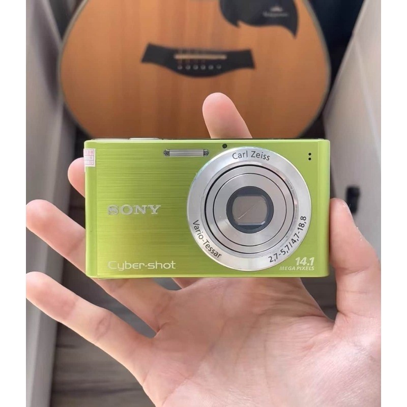 SONY Cyber-shot DSC-W320 Green Digital Camera Tested 90%New Charger SD Card