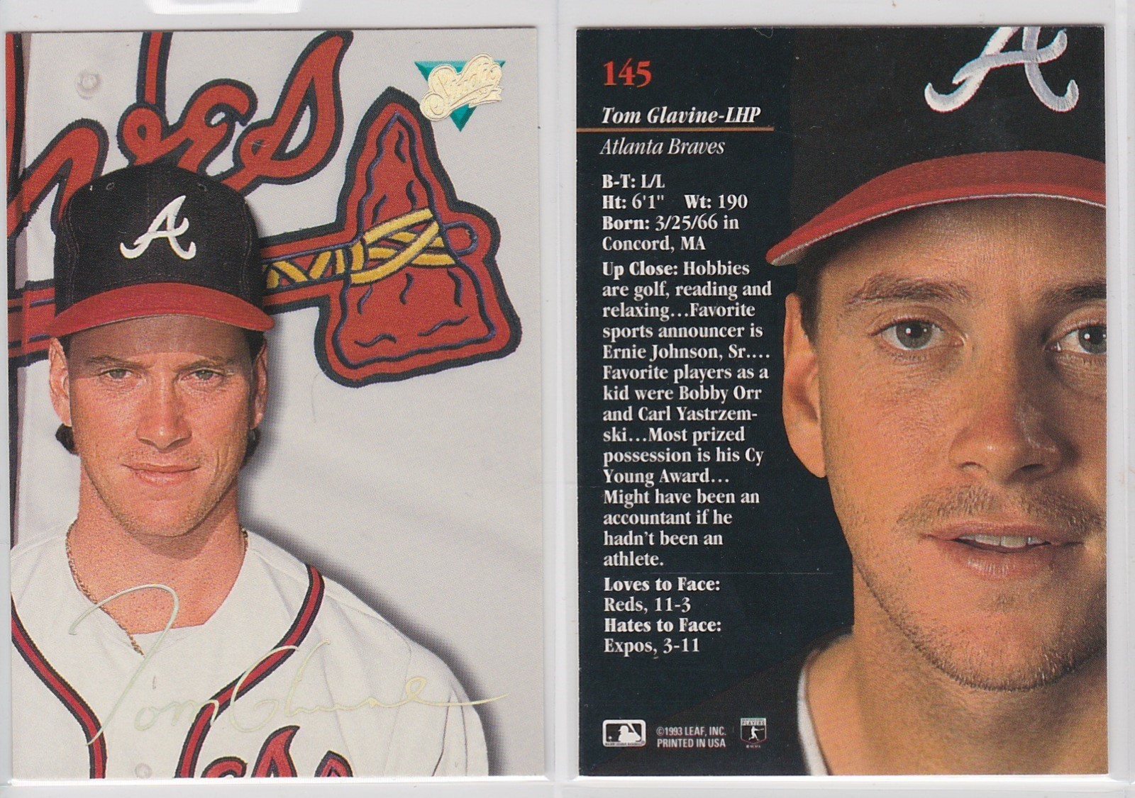 1986-2026 TOM GLAVINE Choose Your Card Atlanta Braves TOPPS FLEER DONRUSS UD