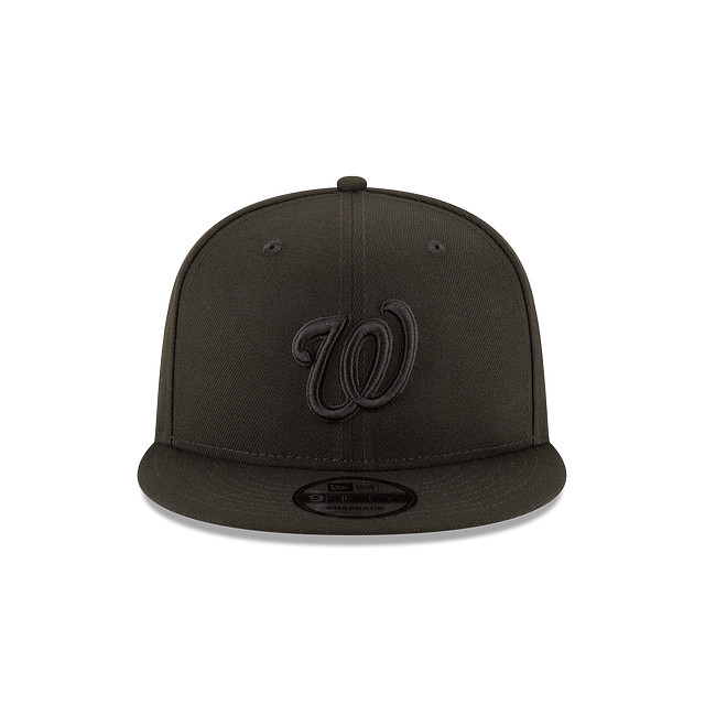 Washington Nationals 950 Adjustable Snapback New Era Cap - Black on Black - NWT