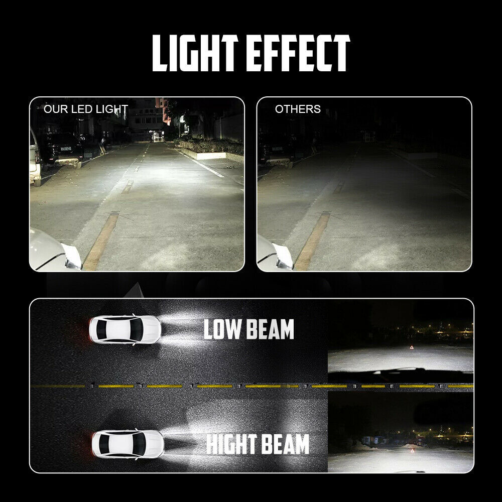 For Ford Transit Connect 2010-2013 6000K Front LED Headlight Bulbs High-Low Beam