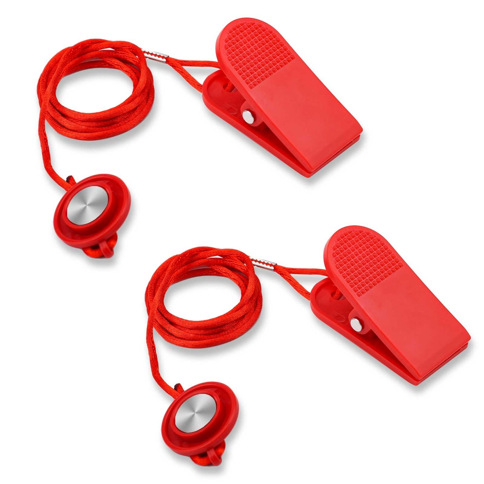 2PCS Universal Treadmill Magnetic Safety Key Emergency Stop Replacement