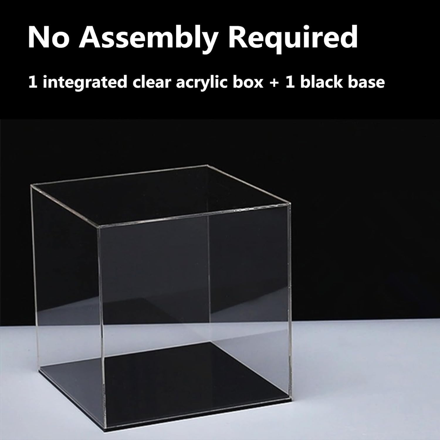 Dustproof Clear Acrylic Box 5x5x5 Inch - Perfect for Action Figures & Artifacts
