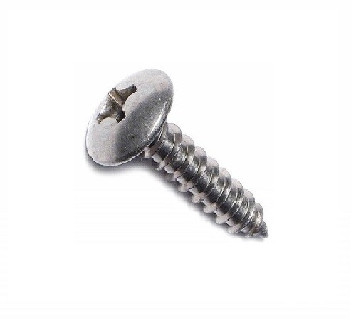 Sheet Metal Screws Truss Head Phillips Drive #6 x 1/2" Stainless Steel Qty 100