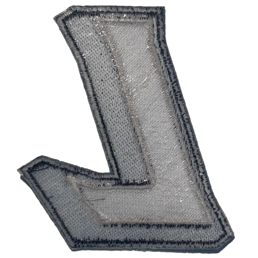 3.5" Large Letter "L" Sew On Patch *NEW*