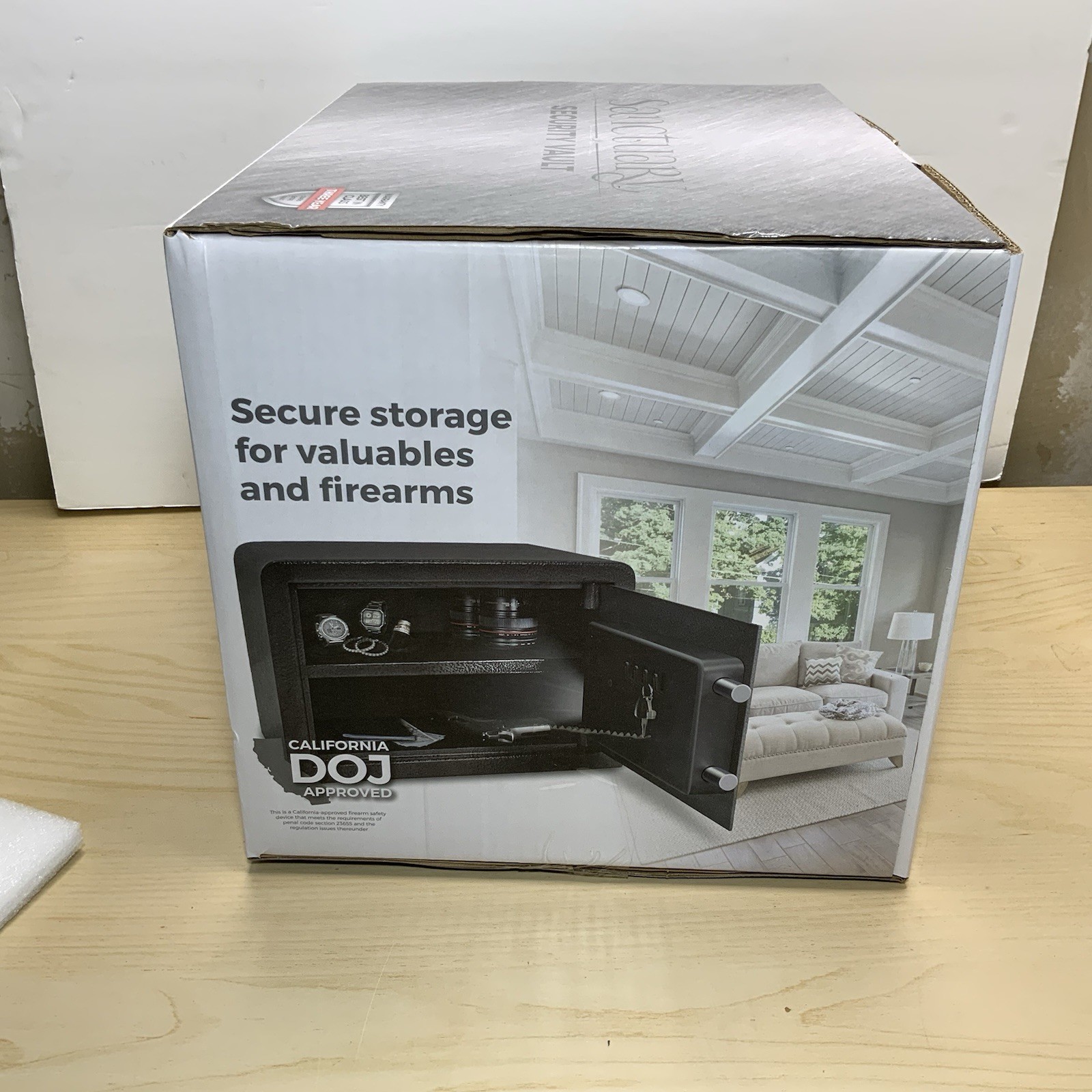 Sanctuary Biometric Security Safe SA-IHS2B-D 100 Fingerprints CA DOJ Approved