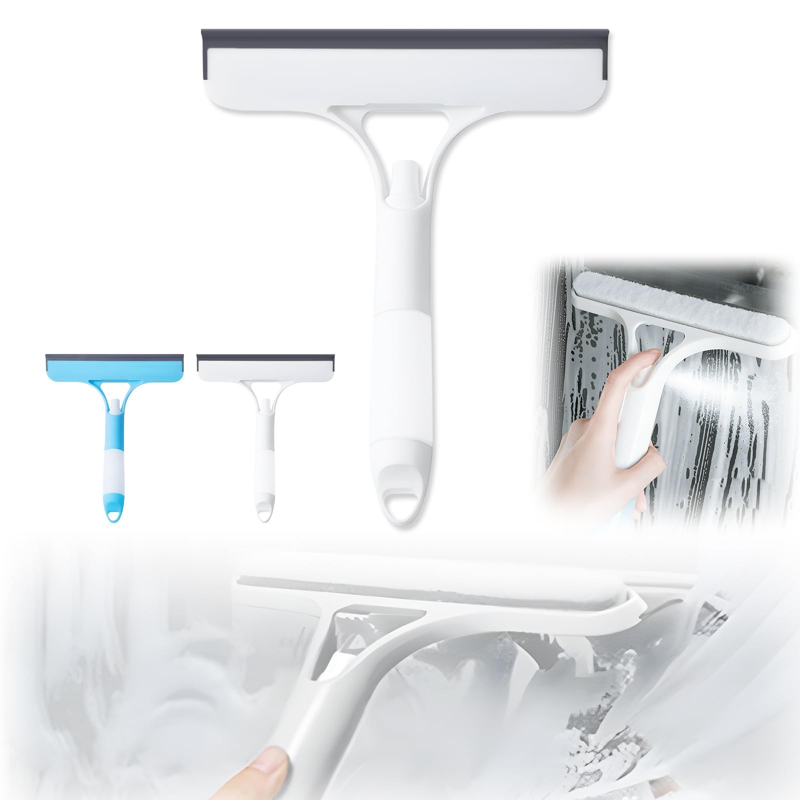 3 in 1 Spray Squeegee, 3 1 WindowSqueegee Cleaner, White