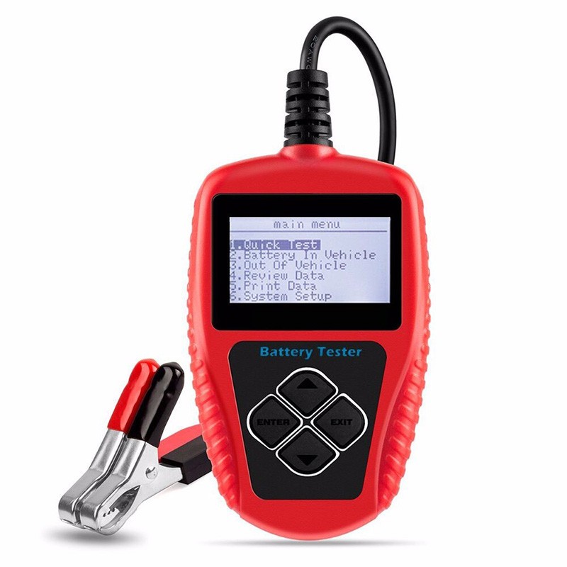 12V Digital Car Battery Load Tester Analyzer Cranking Charging Test 100-2000 CCA