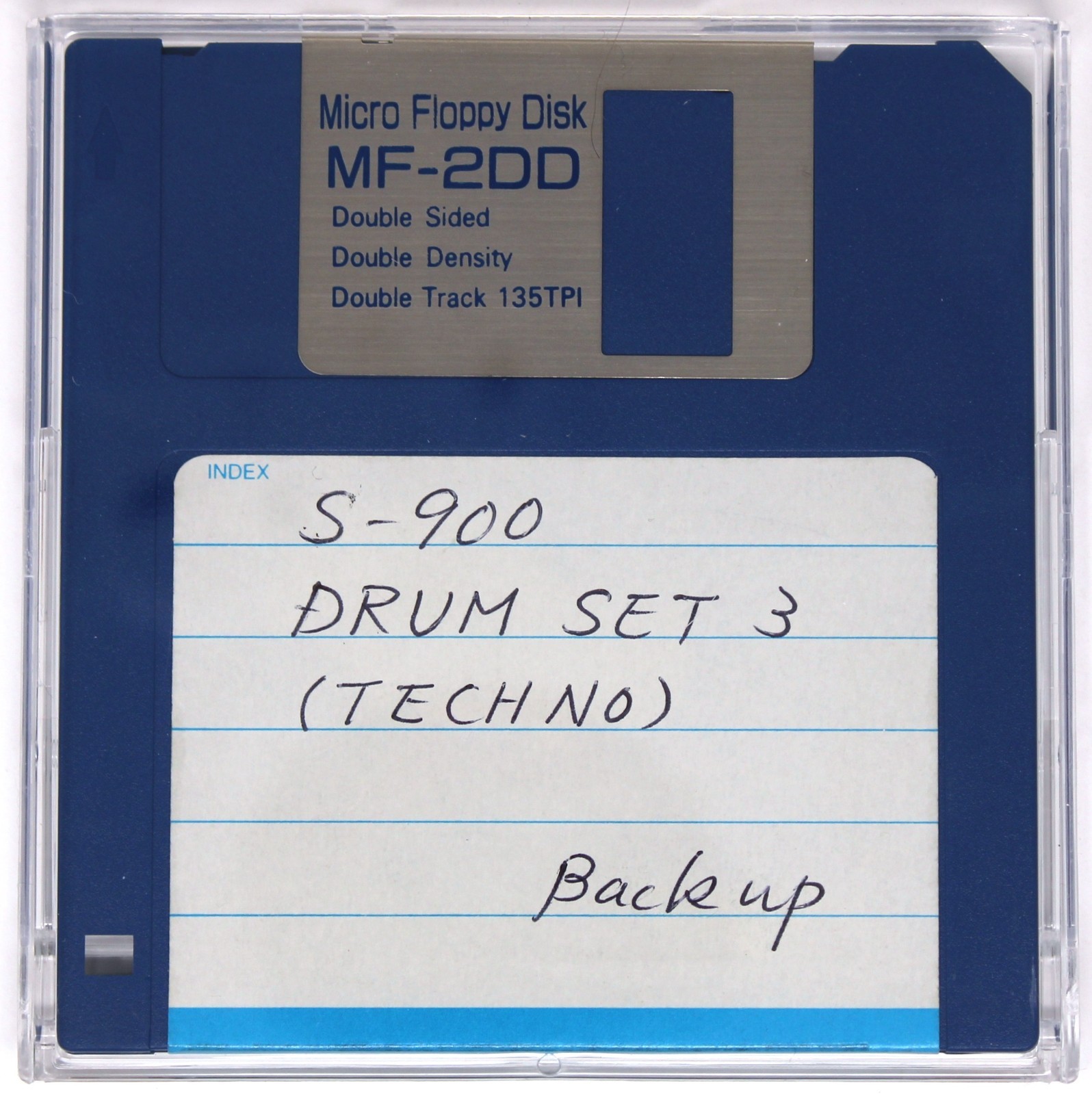 S-900 Drum Set 3 Techno Backup Akai S900 Format Floppy Disk