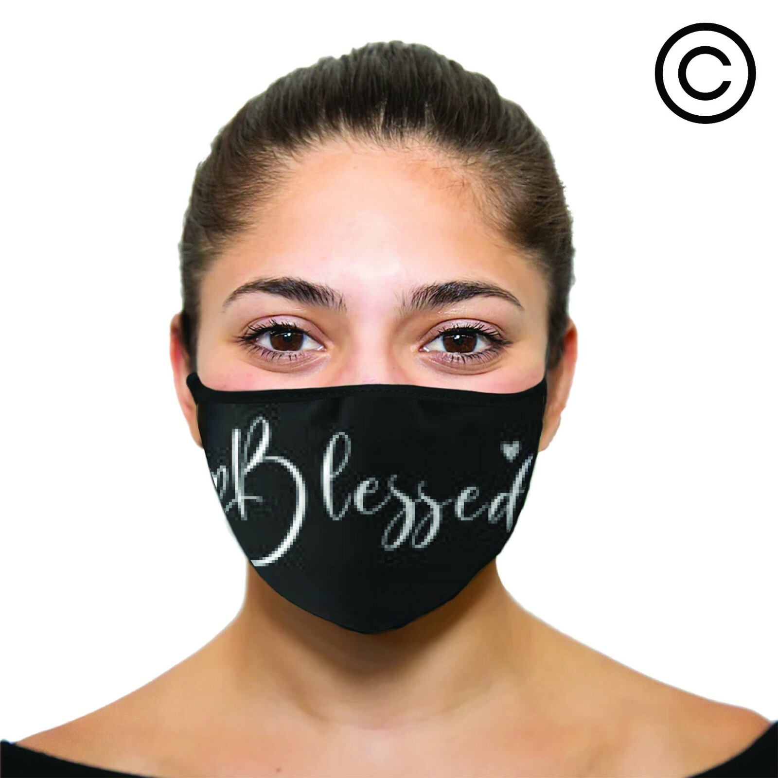 BLESSED Cover your face - face mask - face covering