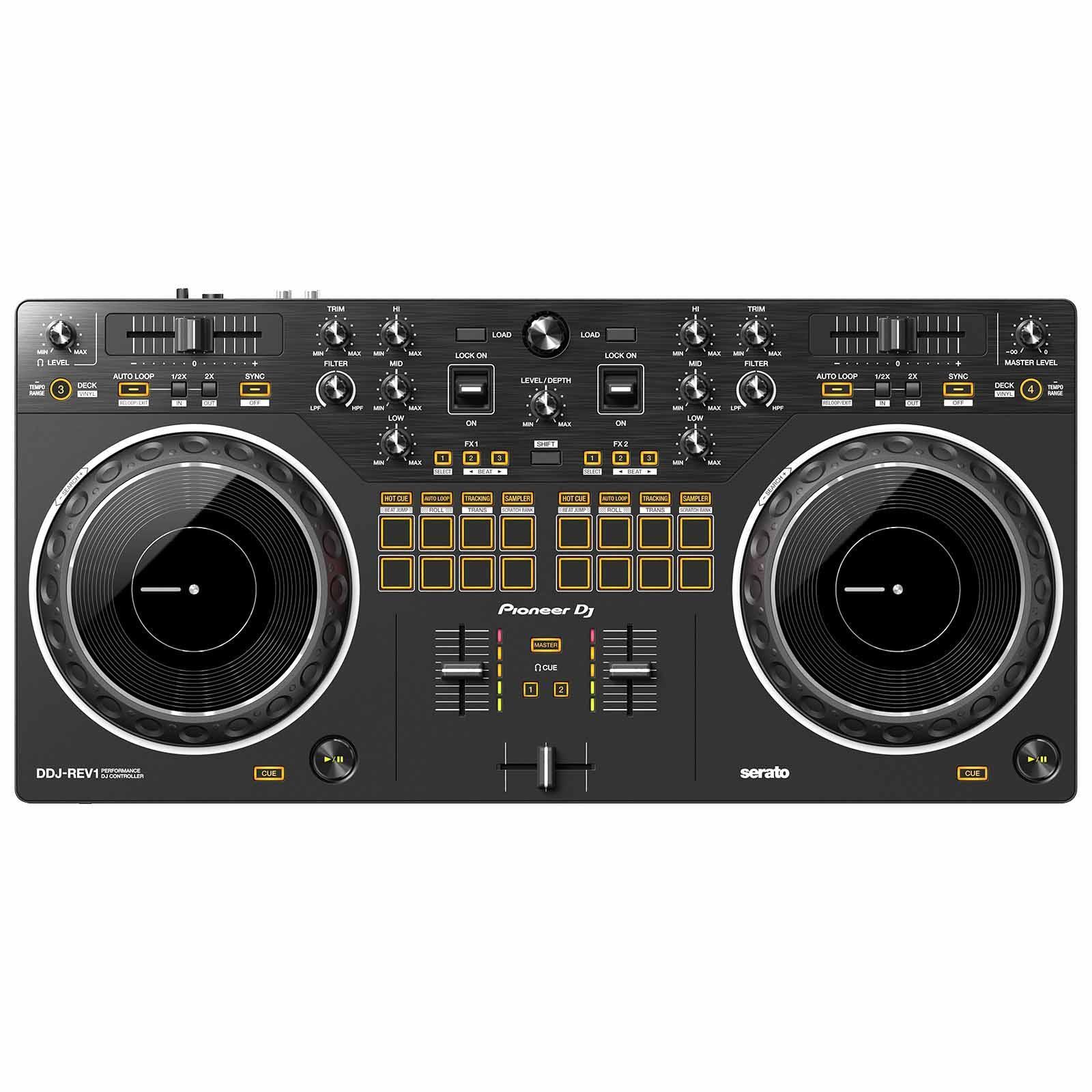 Pioneer DJ DDJ-REV1 Scratch Style 2-Channel DJ Controller w Soft Case