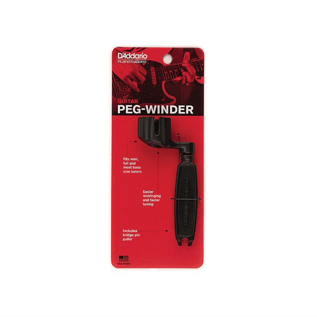 D'Addario Ergonomic Guitar Peg Winder