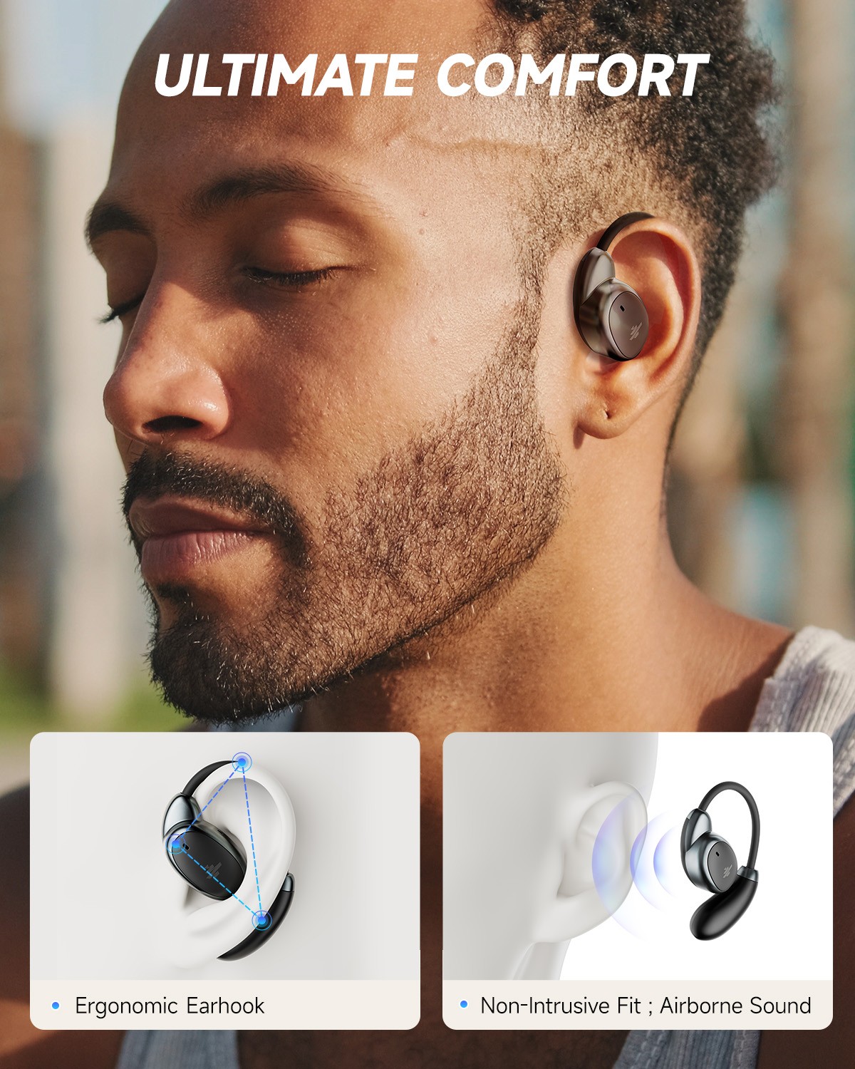 🎧 Donner Doubuds Open Noise Cancelling Earphones Wireless Bluetooth Earbuds