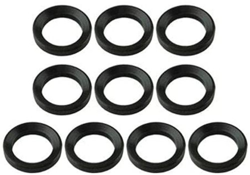 Pack of 10 Steel Crush Washers – 1/2 inch  5/8" inch Thread Sizes
