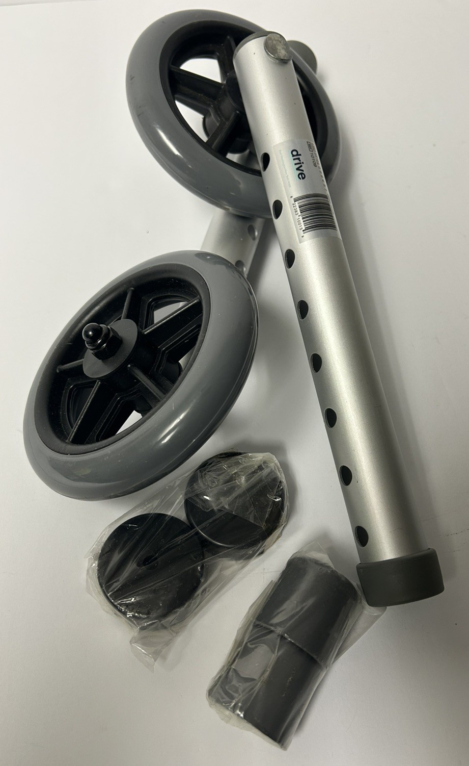 NEW Pair of DRIVE 5" UNIVERSAL WALKER Wheels Adjustable w/ 8 Settings Non-Skid