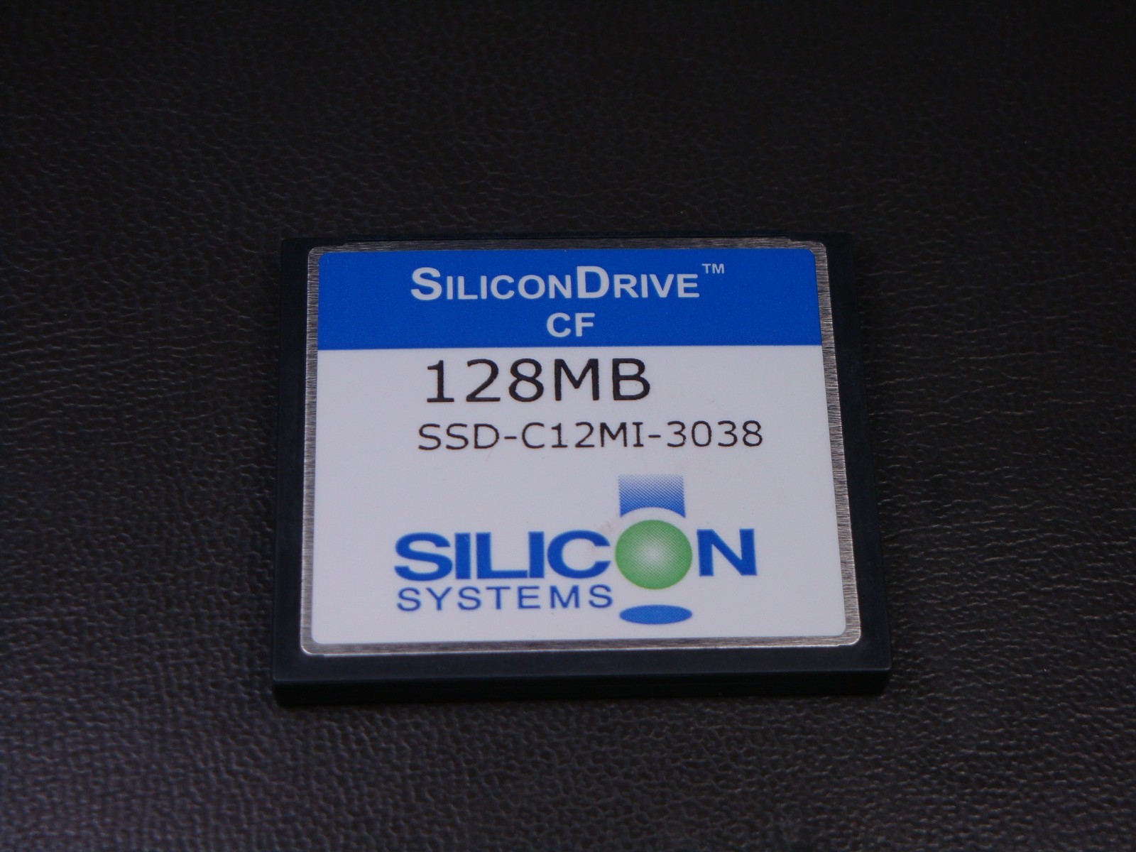 SSD-C12MI-3038 Silicon Systems 128 MB CompactFlash Memory Card Compact Flash CF