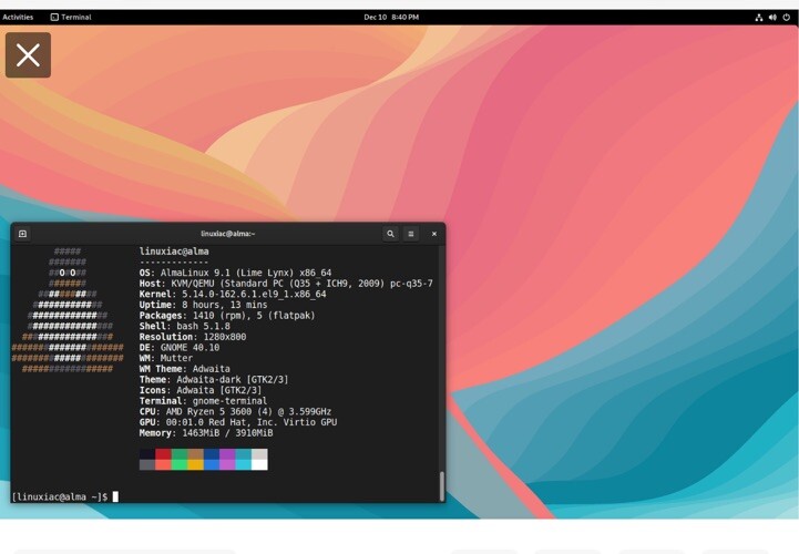 Rocky OS 9.5 MATE Linux AMD64 4gb Key For elderly Desktop Canada USA Puerto Rico