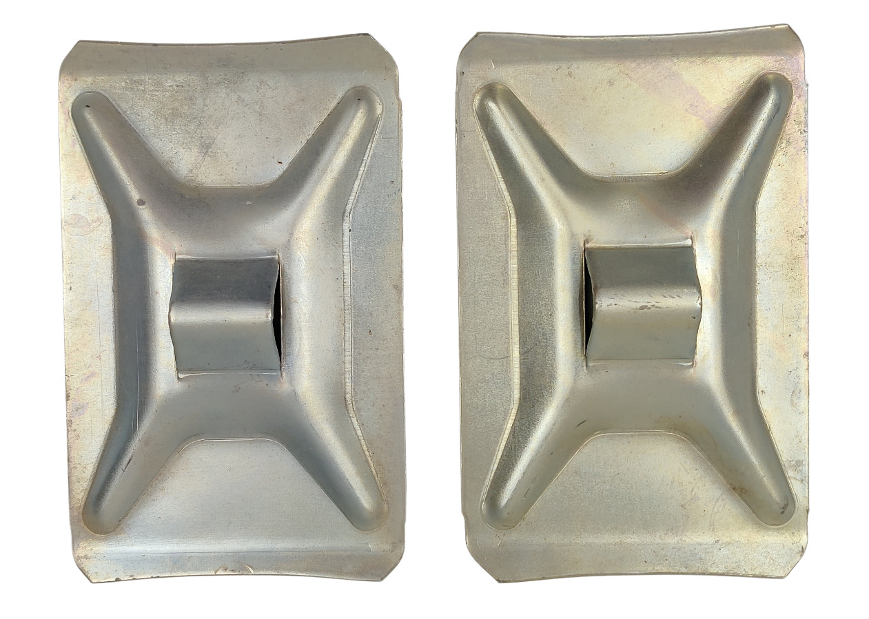 Pair of RV Landing Gear Foot Pad Fifth Wheel Camper Leg 5th Wheel Jack
