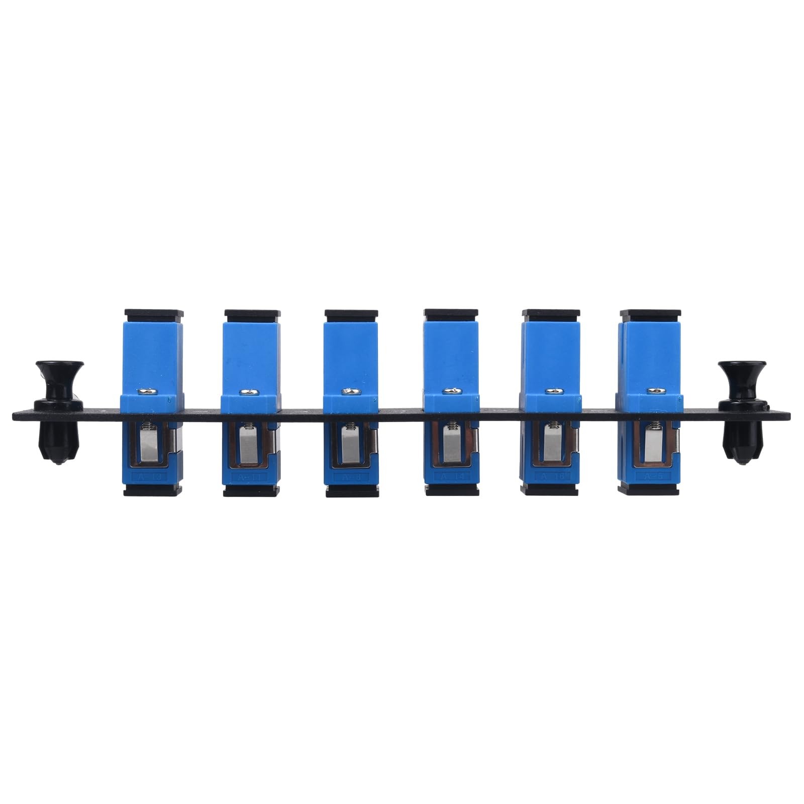6 Fiber SC to SC UPC Singlemode Fiber Patch Panel Coupler Adapters 1 PCS